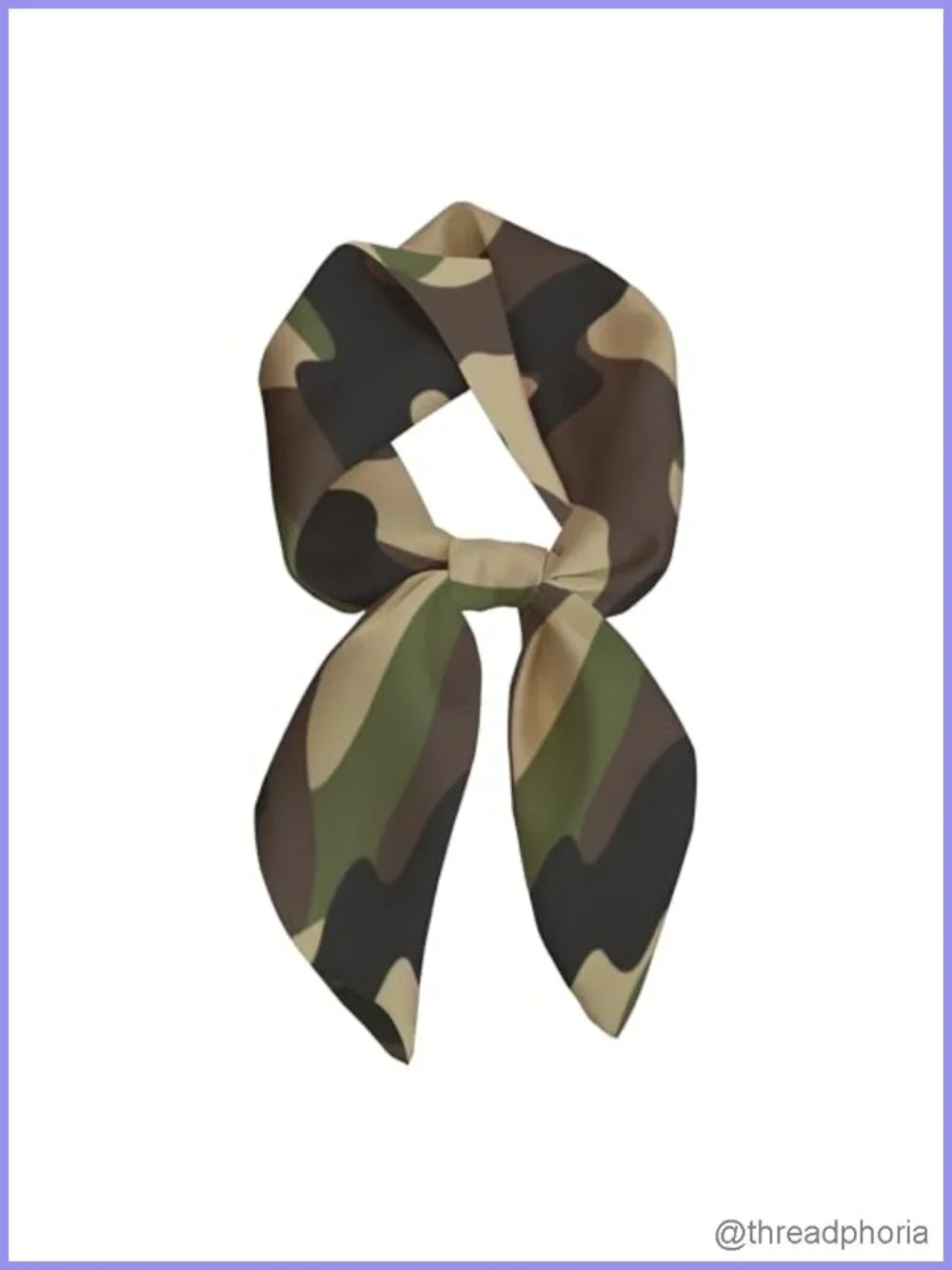 Silky Square Scarf 22x22 Faux Silk Neckerchief Headscarf Hairband